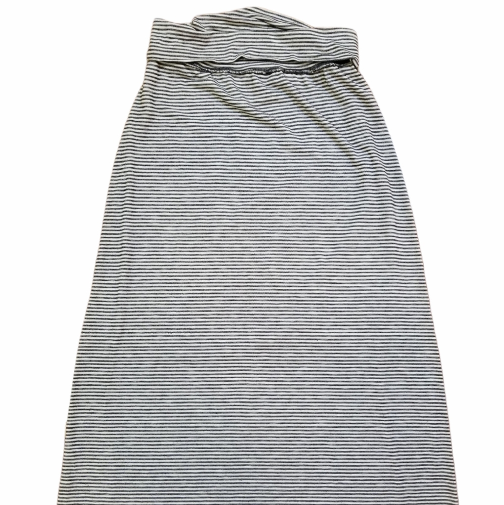 Women's striped maxi skirt Medium